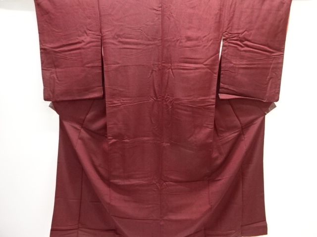 大正ロマン　斜め縞模様織り出しお召着物